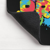 LGBTQ - Stolz - Rainbow Colors Paint Splashes Mousepad (Ecke)
