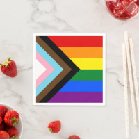 LGBTQ & Stolz - Regenbogen-Fortschrittsflagge