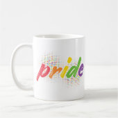 LGBTQ - Stolz - Regenbogenfarben Kaffeetasse (Links)