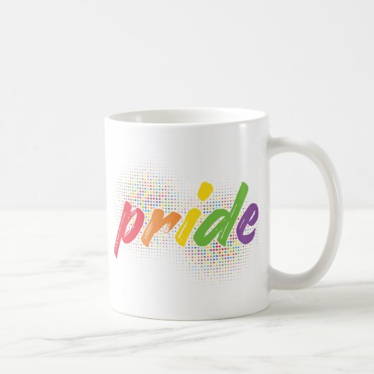 LGBTQ - Stolz - Regenbogenfarben Kaffeetasse (Rechts)