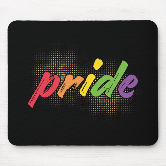 LGBTQ - Stolz - Regenbogenfarben Mousepad (Vorne)