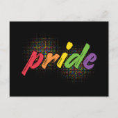 LGBTQ - Stolz - Regenbogenfarben Postkarte (Vorderseite)