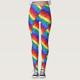 LGBTQ Stolz Regenbogenflagge Regenbogenstreifen Mu Leggings