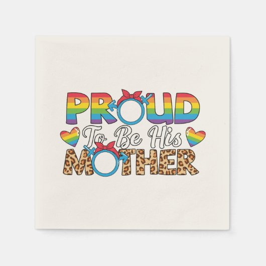 LGBTQ - Stolz seine Mutter sein Serviette (Vorderseite)