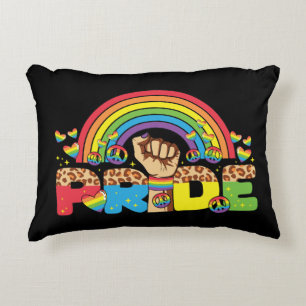 LGBTQ - Stolz und Regenbogen Dekokissen