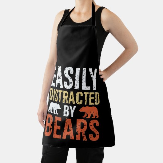 LGBTQ-Stolz von Gay Bears leicht abgelenkt Schürze (InSitu)