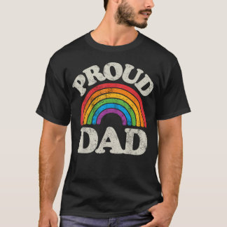 LGBTQ Stolzer Vater Gay Pride LGBT Verbündeter Reg T-Shirt