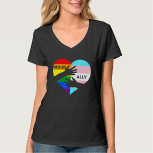 Lgbtq Stolzes Bündnis - Trans Pride Transgender al T-Shirt