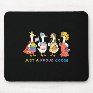 Lgbtq Stolzheitsmonat Nur Eine Stolze Gans Gay Biu Mousepad