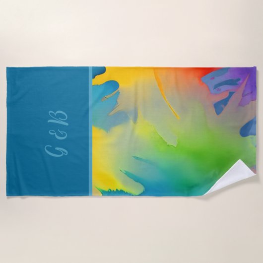 Lgbtq Strandtuch (Vorderseite)