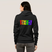 LGBTQ Summer Vibes | Rainbow Pride Hoodie (Schwarz voll)