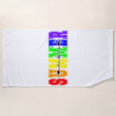 LGBTQ Summer Vibes | Rainbow Pride Strandtuch (Vorderseite)