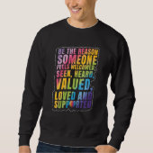 LGBTQ Support LGBT Pride Month Sweatshirt (Vorderseite)
