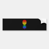 LGBTQ Swinger Pride (schwarz) Autoaufkleber (Vorne)