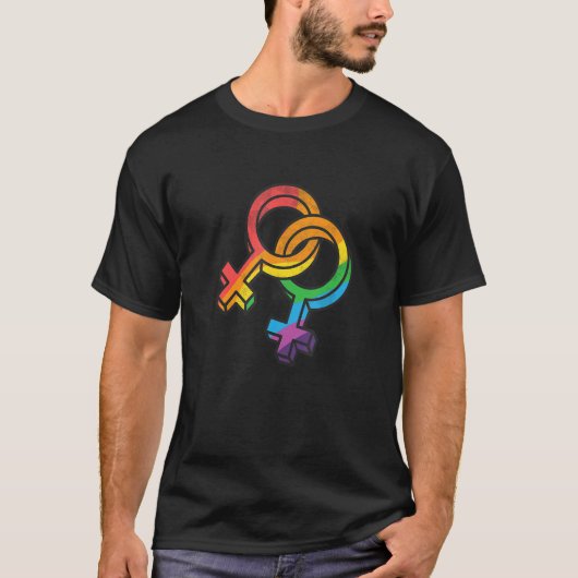LGBTQ Symbol Equality Rights Awareness Month LGBT T-Shirt (Vorderseite)