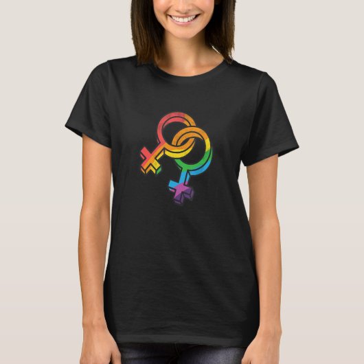 LGBTQ Symbol Equality Rights Awareness Month LGBT T-Shirt (Vorderseite)