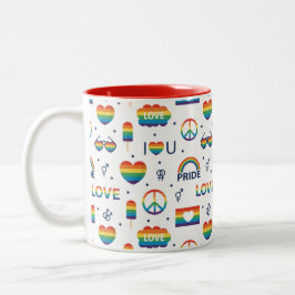 LGBTQ-Tasse Zweifarbige Tasse