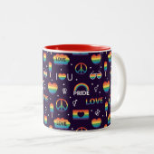 LGBTQ-Tasse Zweifarbige Tasse (VorderseiteRechts)