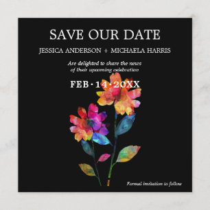 🌈 LGBTQ Termin vormerken Petals & Pride Save The Date