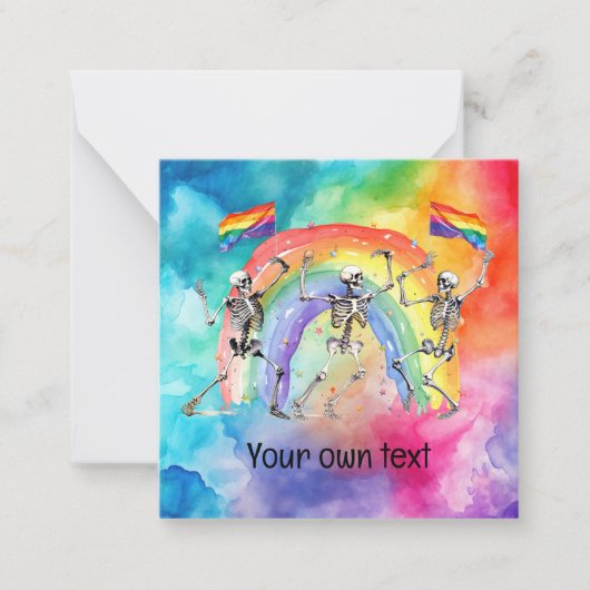LGBTQ the Pride Note Card: Spread-Liebe Mitteilungskarte (Vorderseite)