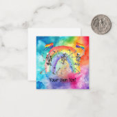 LGBTQ the Pride Note Card: Spread-Liebe Mitteilungskarte (Vorderseite/Rückseite Beispiel)