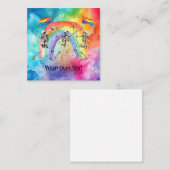 LGBTQ the Pride Note Card: Spread-Liebe Mitteilungskarte (Vorne/Hinten)