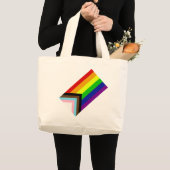LGBTQ+-Totbeutel Jumbo Stoffbeutel (Vorderseite (Produkt))