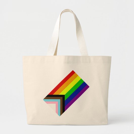 LGBTQ+-Totbeutel Jumbo Stoffbeutel (Vorne)
