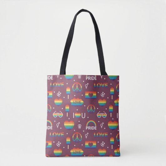 LGBTQ-Tote-Bag Tasche (Vorderseite)
