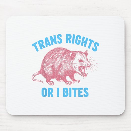 Lgbtq Transgender Equality Trans Rights O Mousepad (Vorne)