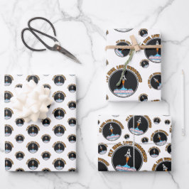 LGBTQ-Transgender-Flag, Fliegenhoch, Liebe grenzen Geschenkpapier Set