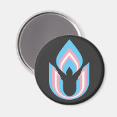 LGBTQ transgender Unitarischer Universalismus Magnet (Vorderseite/Rückseite)