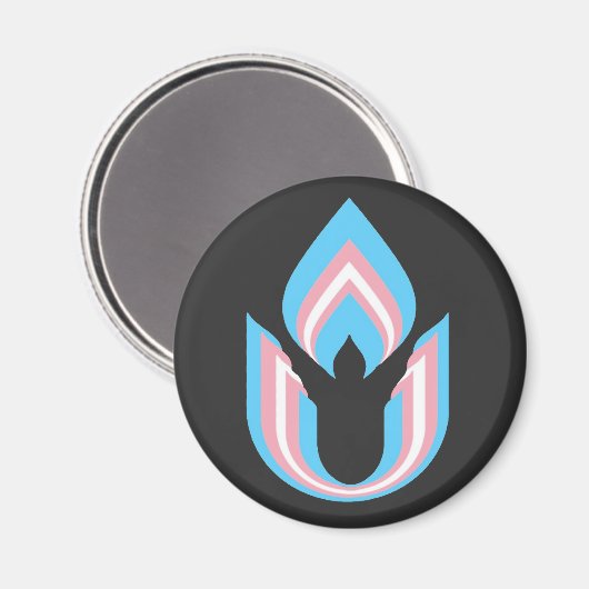 LGBTQ transgender Unitarischer Universalismus Magnet (Vorderseite/Rückseite)