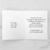 LGBTQ Tree of Life Erholung Gift Karte (Innenseite)