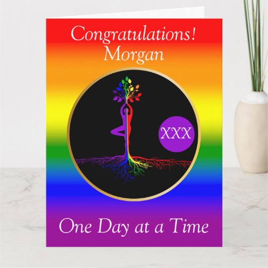 LGBTQ Tree of Life Erholung Gift Karte (Vorderseite)