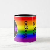 LGBTQ Tree of Life Erholung Gift Zweifarbige Tasse (Mittel)