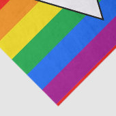 LGBTQ+ Triangle und Regenbogenfoto Seidenpapier (Ausschnitt)