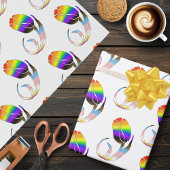 LGBTQ und Tulip-Blume Geschenkpapier