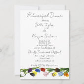 LGBTQ und Tulips-Blume Einladung (Vorderseite)