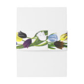 LGBTQ und Tulips-Blume Einladungsbanderole (Rückseitenbeispiel)