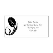 LGBTQ und Tulips-Blume Permastempel (Design)