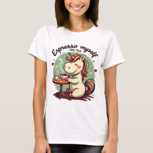LGBTQ unicorn Espresso Mich T-Shirt