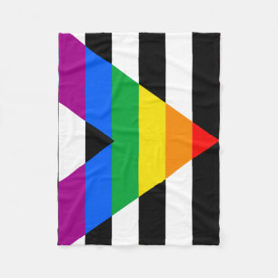 LGBTQ+ Unterstützerflagge Fleecedecke