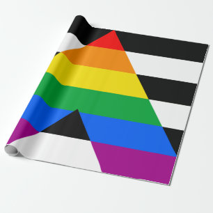 LGBTQ+ Unterstützerflagge Geschenkpapier