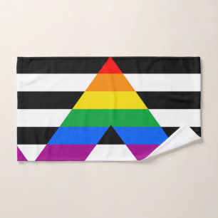 LGBTQ+ Unterstützerflagge Handtuch