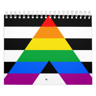 LGBTQ+ Unterstützerflagge Kalender
