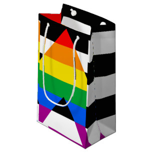 LGBTQ+ Unterstützerflagge Kleine Geschenktüte
