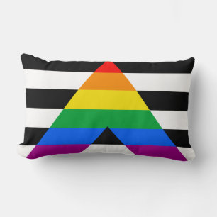LGBTQ+ Unterstützerflagge Lendenkissen