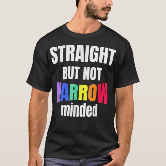 LGBTQ-Unterstützung für LGBTQ einfach, aber nicht  T-Shirt (Vorderseite)