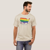 LGBTQ+ US Proof AF T-Shirt (Vorne ganz)